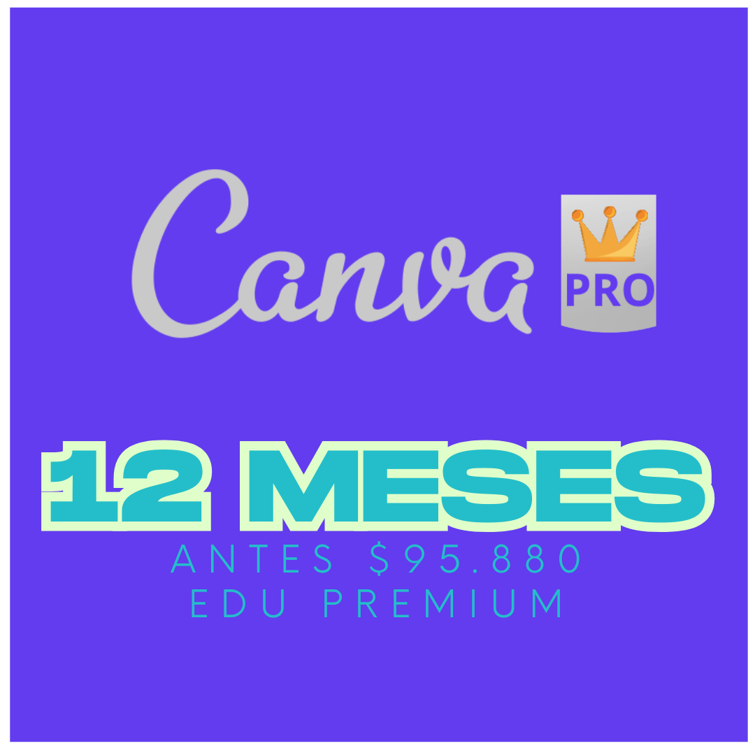 Canva Pro por 12 Meses